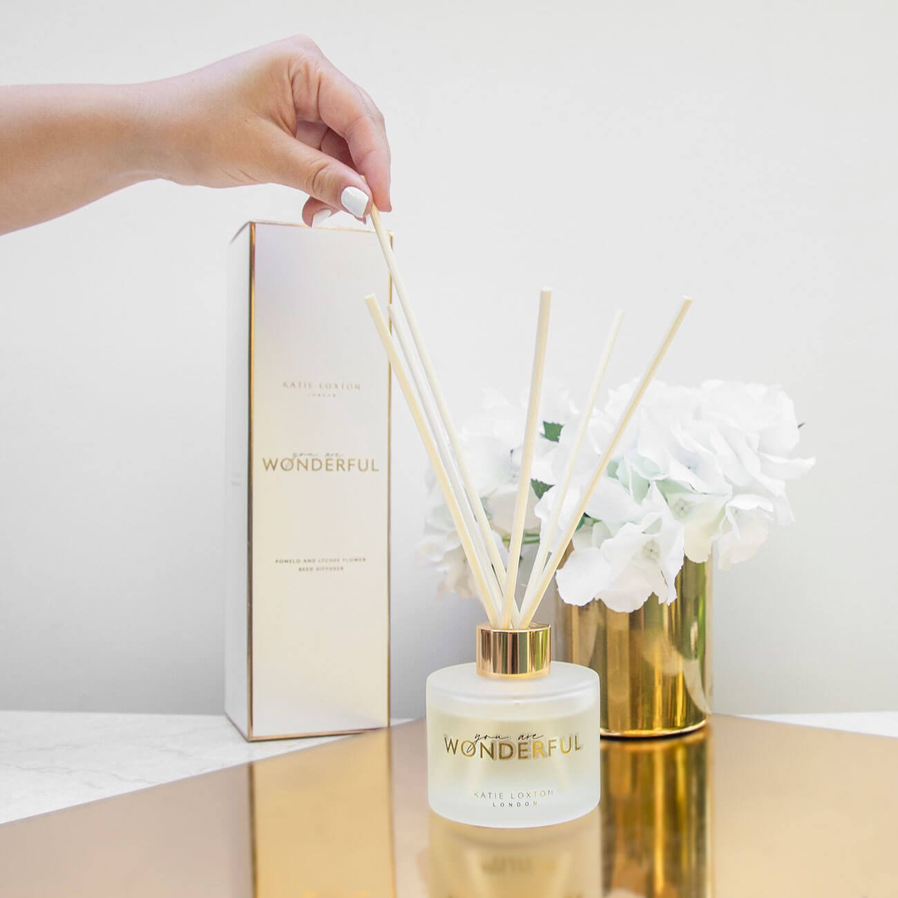 Reed Diffuser | You Are Wonderful | Pomelo and Lychee Flower