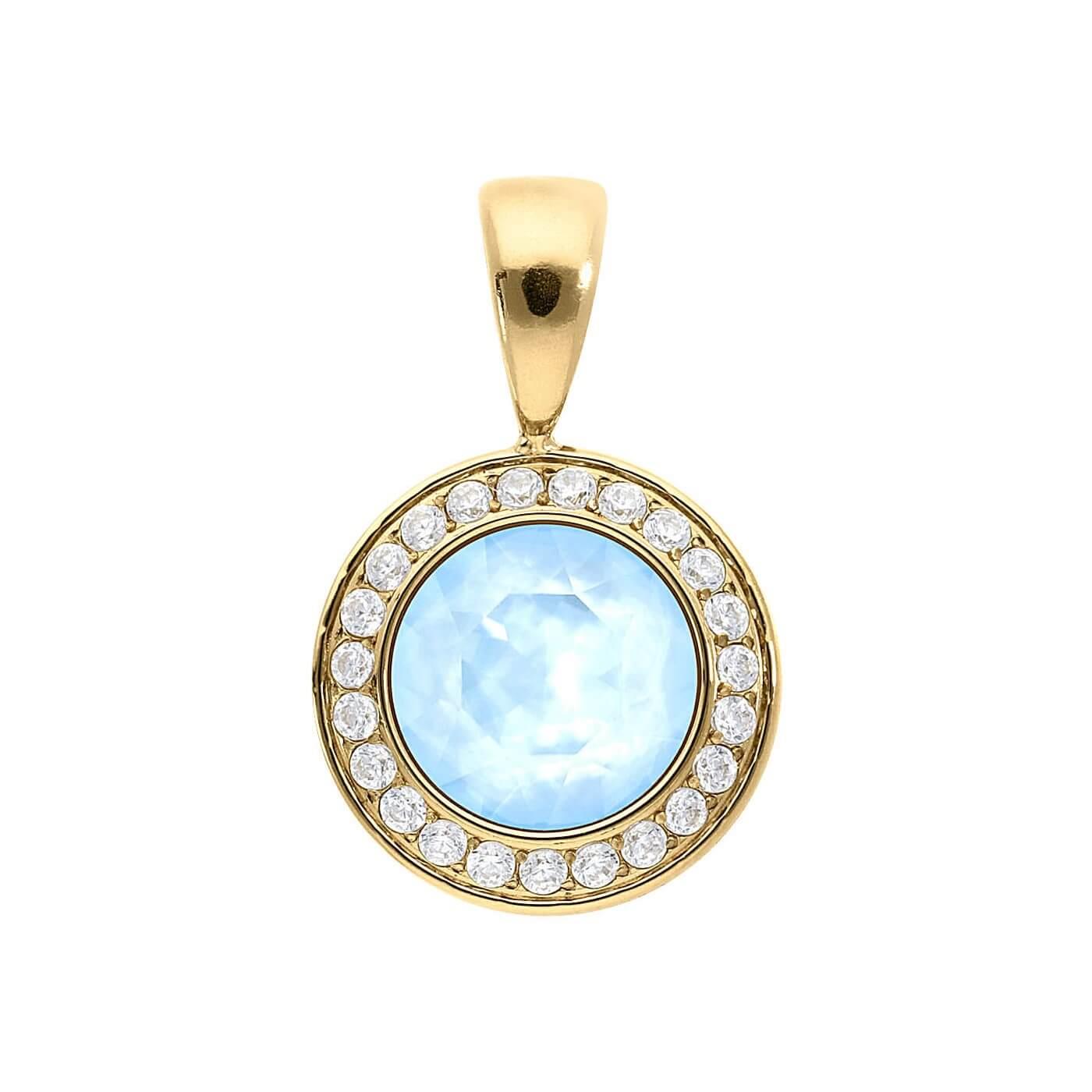 Tondo Deluxe Crystal Sky Ignite 13 mm Pendant (G/P