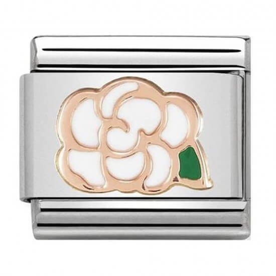 Composable Classic 9k Rose Gold Camellia Link