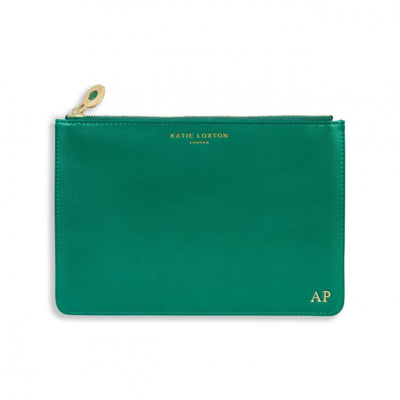 Birthstone Perfect Pouch | August | Aventurine | Green