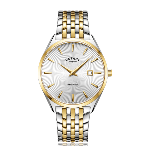 Gents Bracelet Watch Two Told Gold