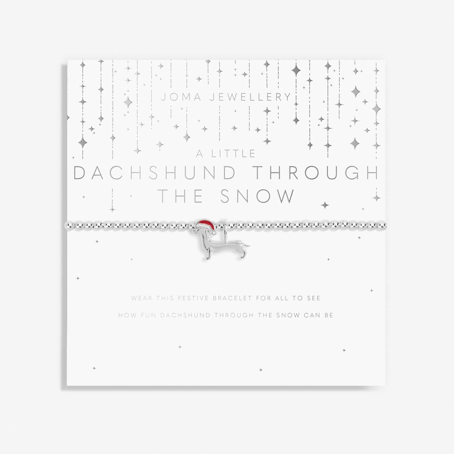 Christmas A Little 'Dachshund Through The Snow' Bracelet