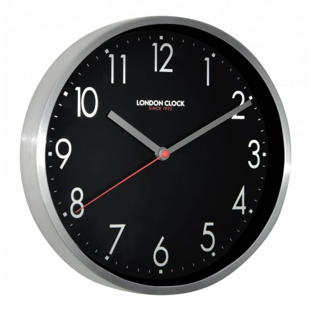 Mirage Titanium Metal Case Wall Clock