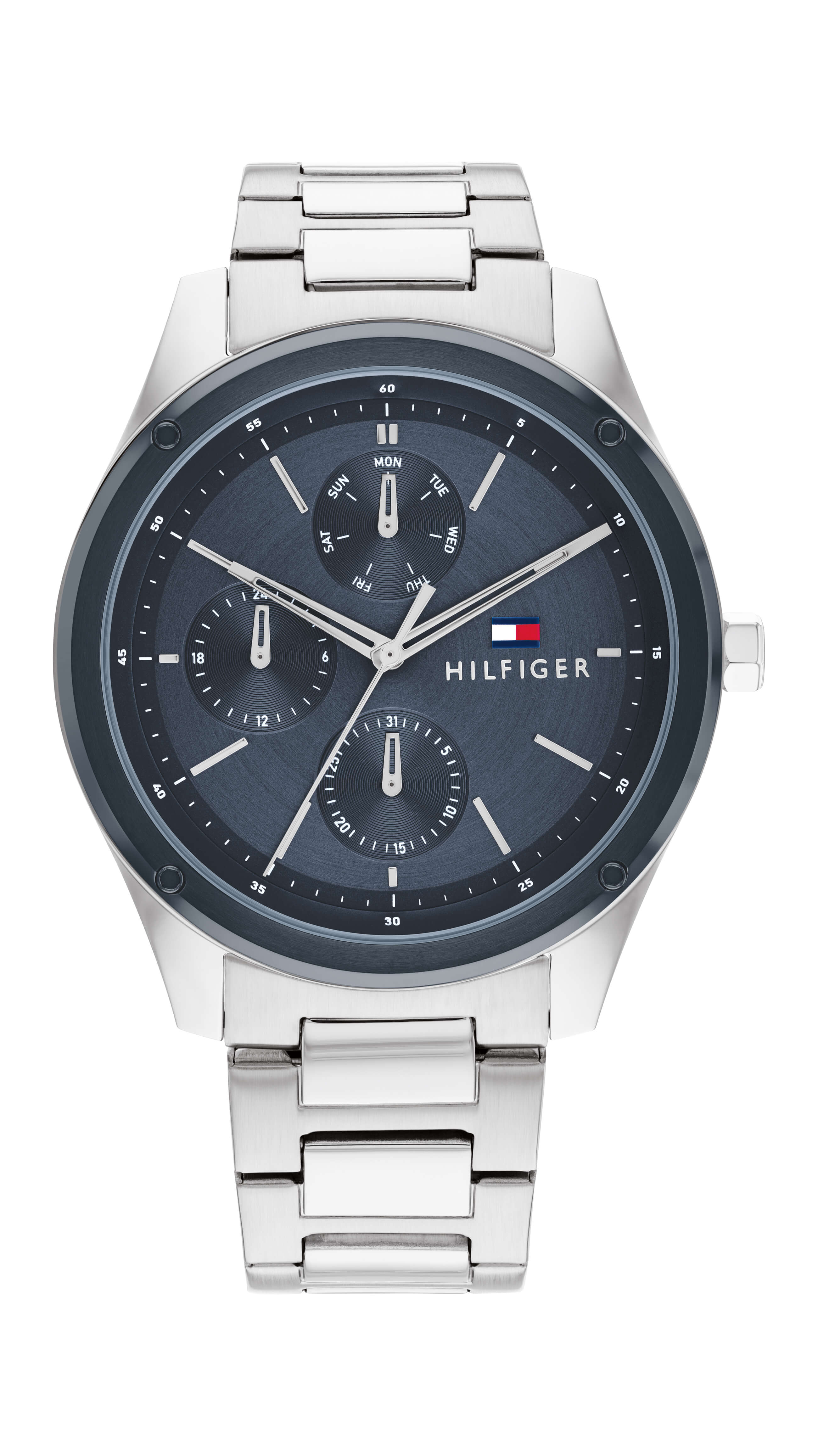 Tyler Blue Dial Stainless Steel Gents Watch