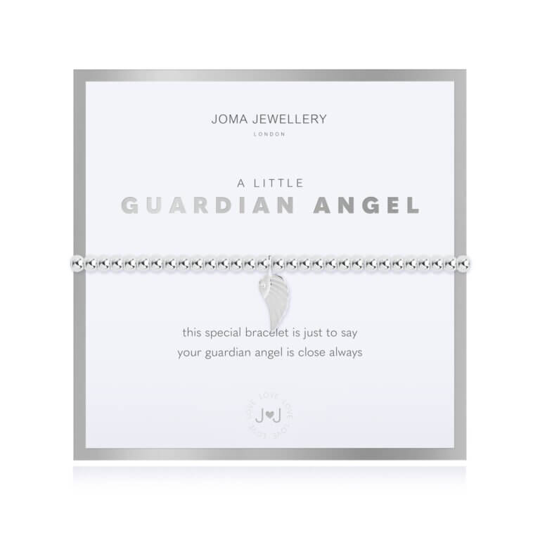 Beautifully Boxed A Littles | Guardian Angel | Silver | Bracelet | 17.5cm Stretch