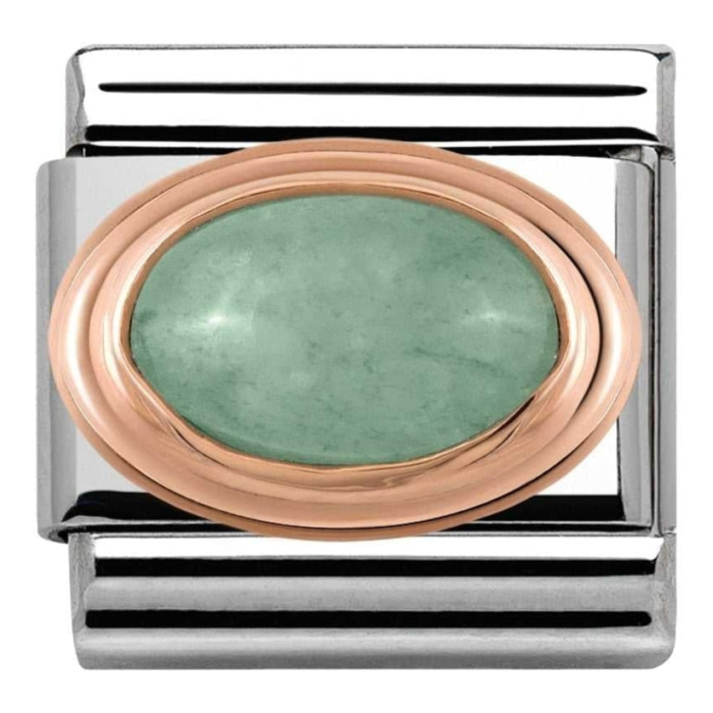 Classic Rose Set Green Aventurine Link