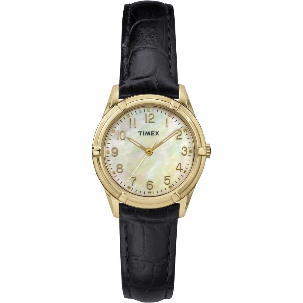 Womens Easton Ave. Rd GT case/Mother of pearl dial/ Black croco strap
