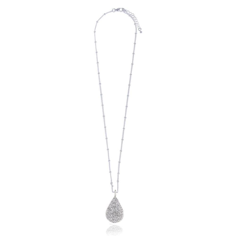 PAVE TEARDROP NECKLACE