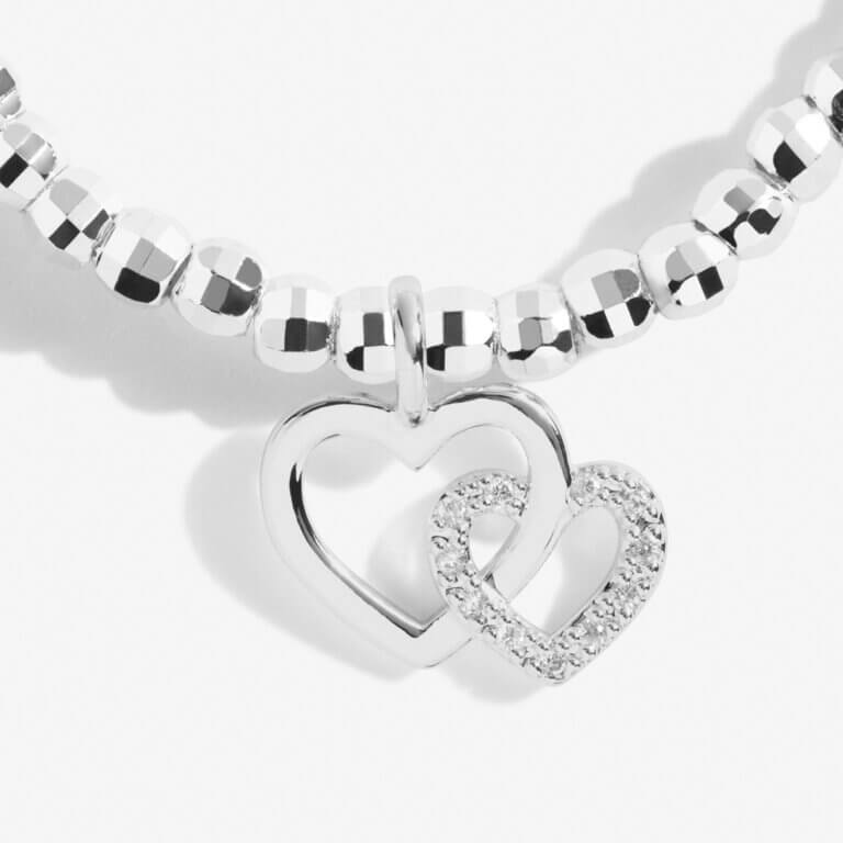 Faceted A Little | Wonderful Mummy | Silver | Bracelet | 17.5cm Stretch
