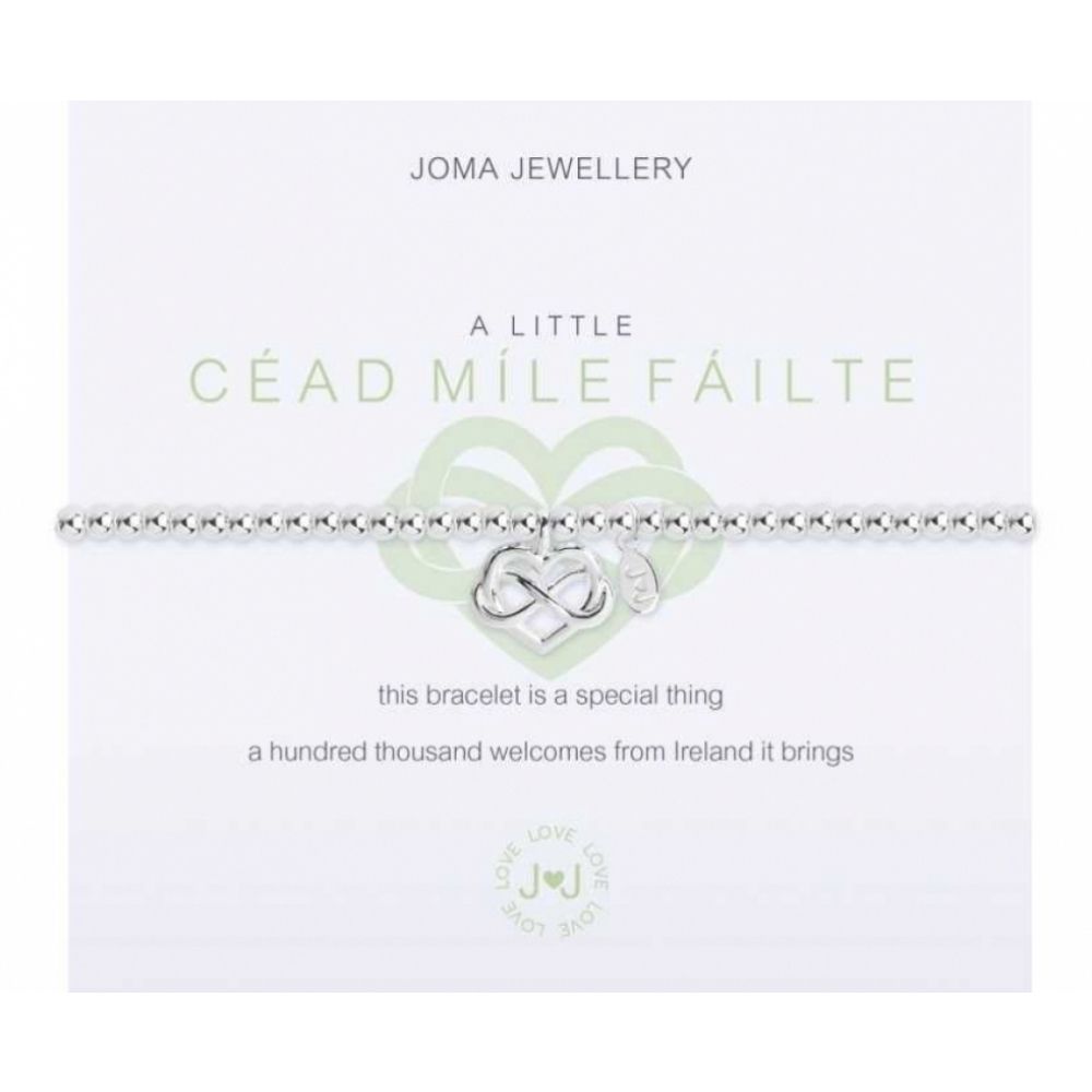 A Little CEAD MILE FAILTE ( a Hundred Thousands Welcomes) Bracelet