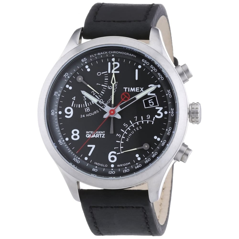 Mens Indiglo Intelligent Quartz Chronograph Watch