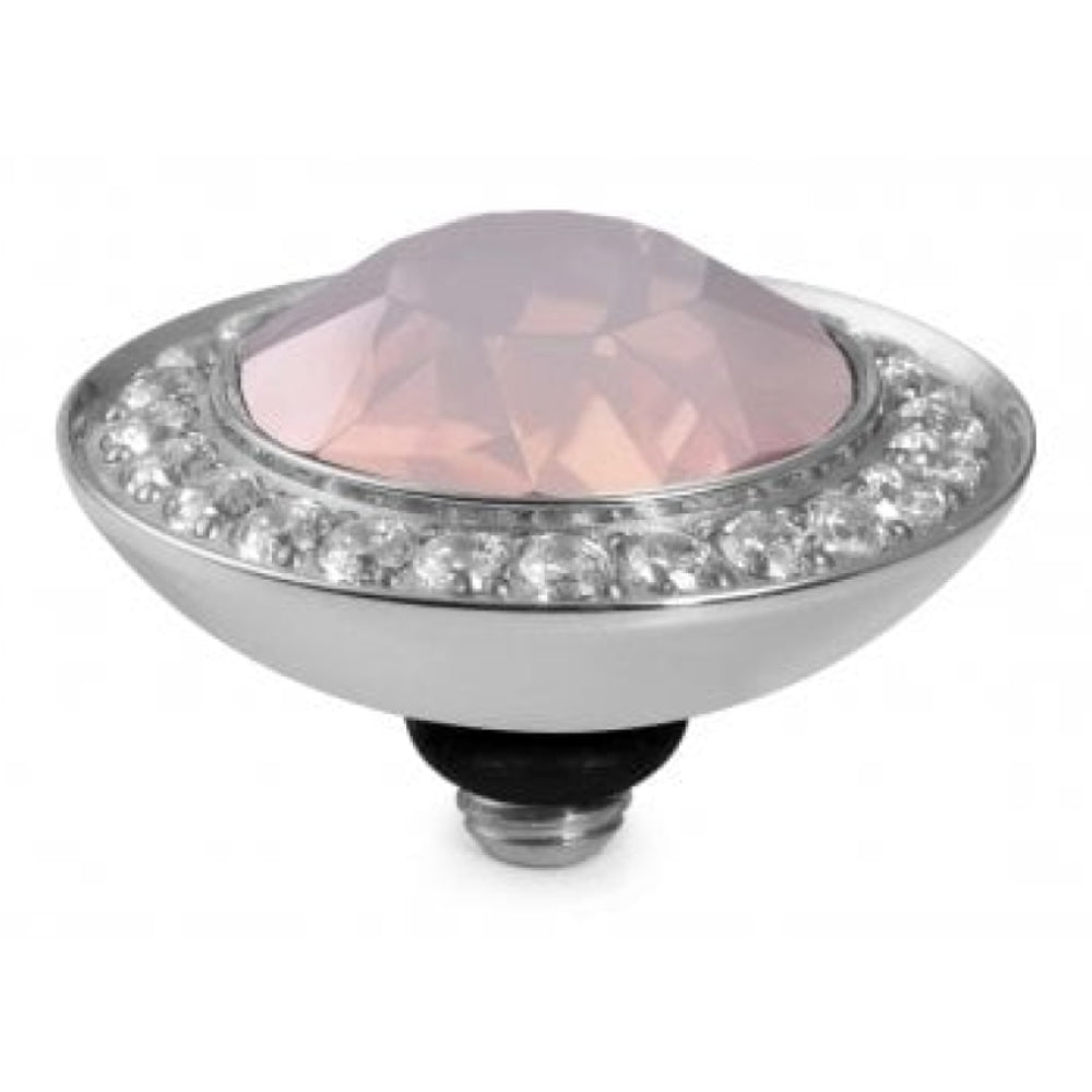 Famosa Silver 13mm Tondo Deluxe Ring Top Rose Water Opal