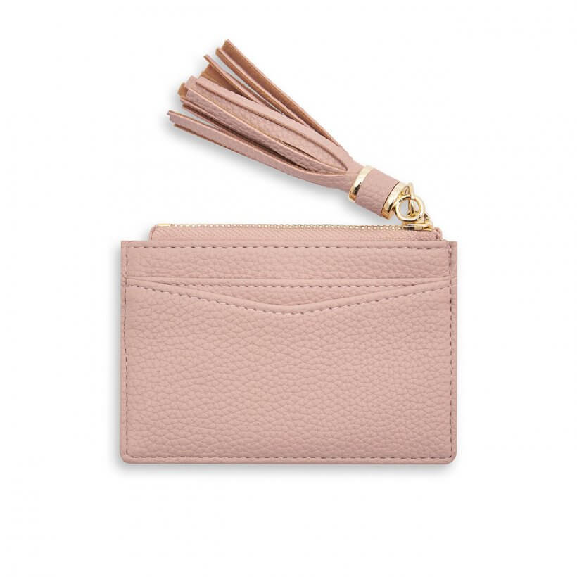 Sophia Tassel Coin/Card Purse | Pale Pink