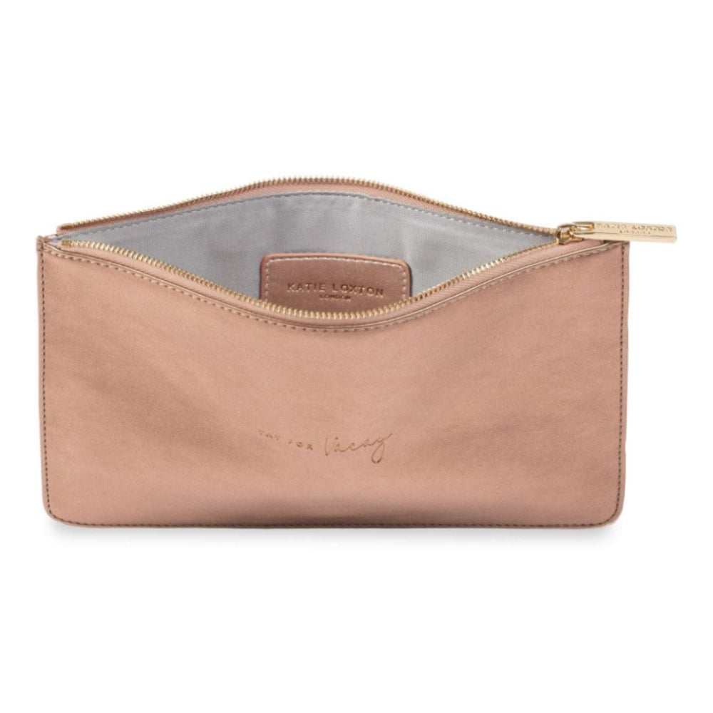 Perfect Pouch - Yay For Vacay - Bronze -16x24cm
