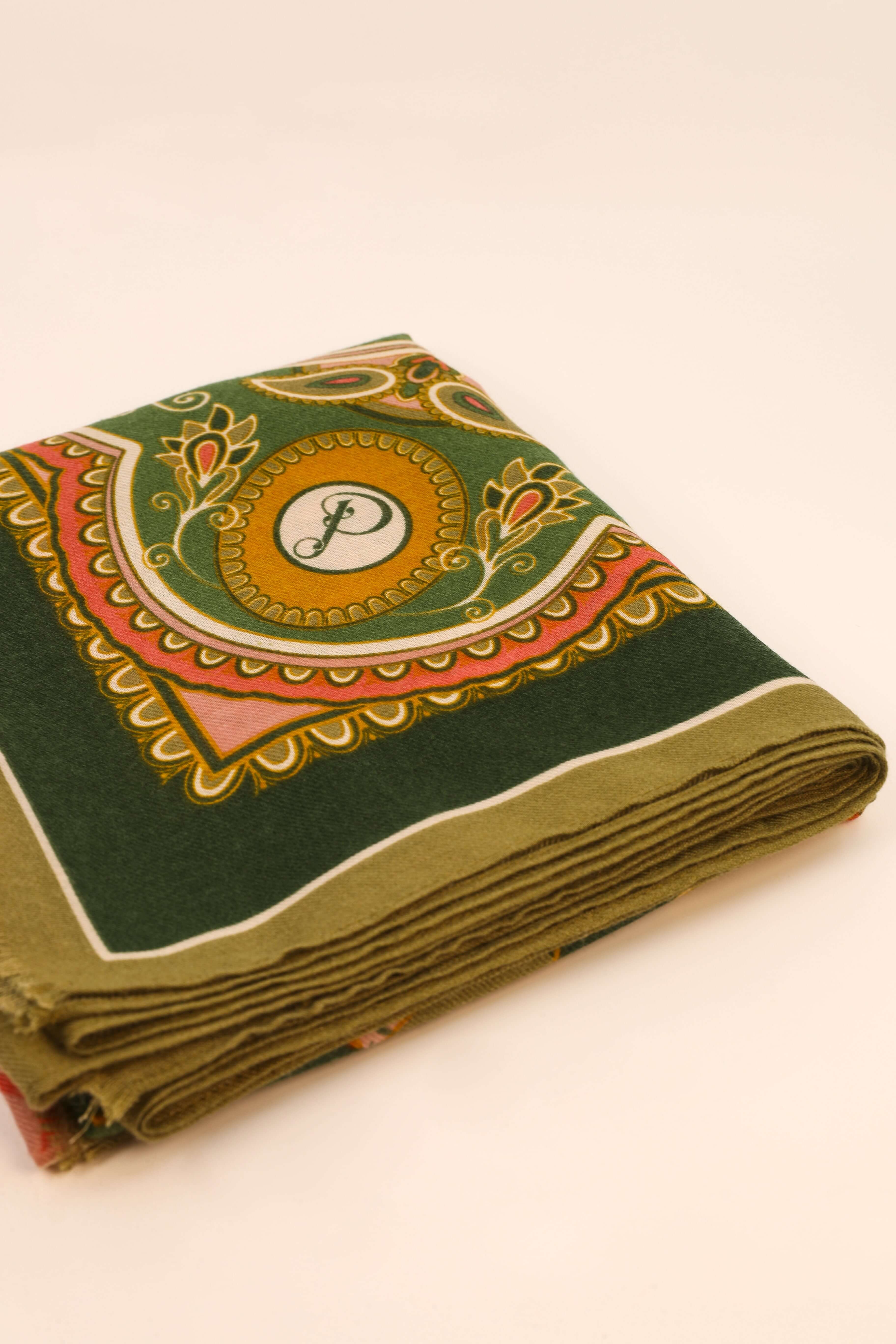 Folk Art Floral Printed Scarf