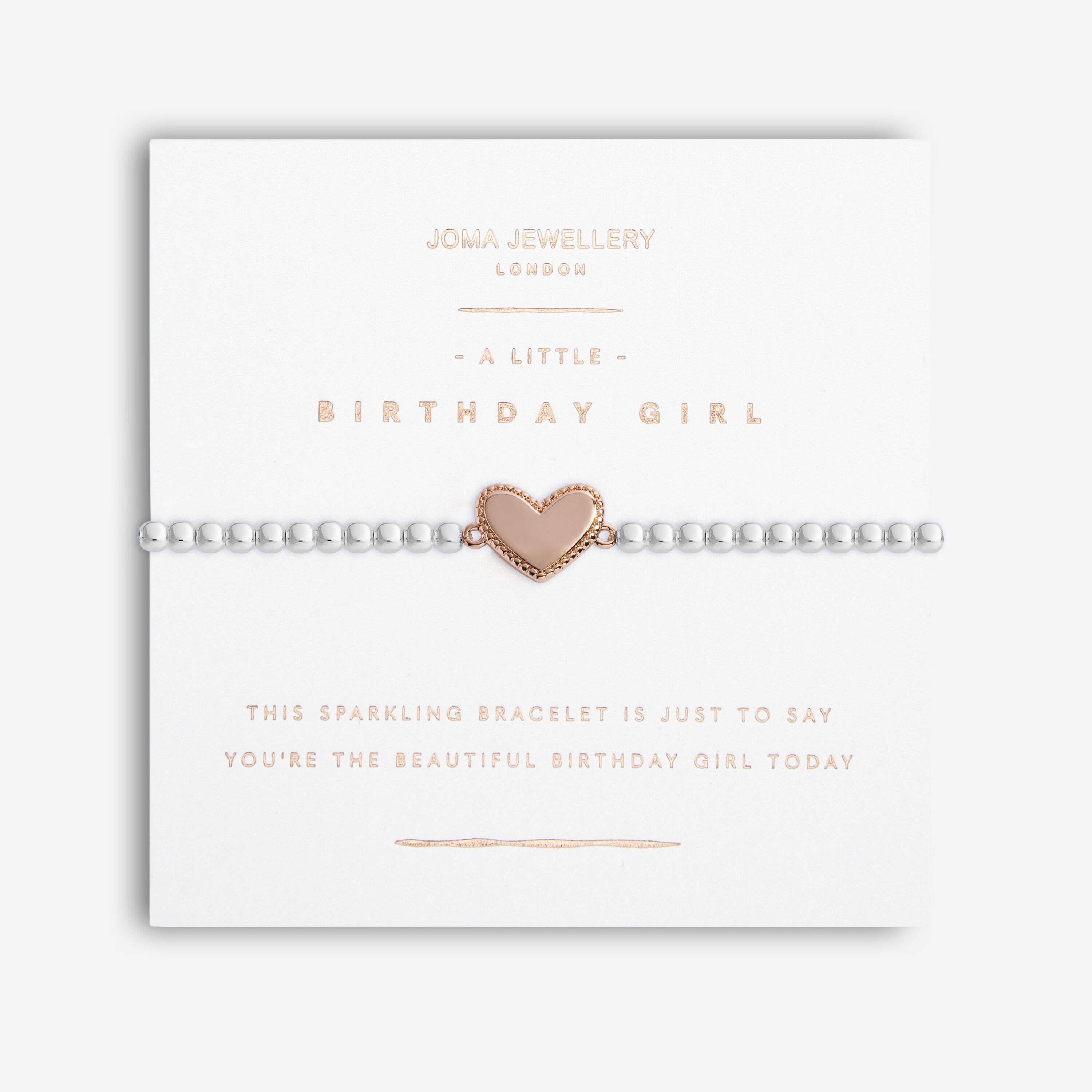 Radiance A Little | Birthday Girl | Silver | Bracelet | 17.5cm Stretch