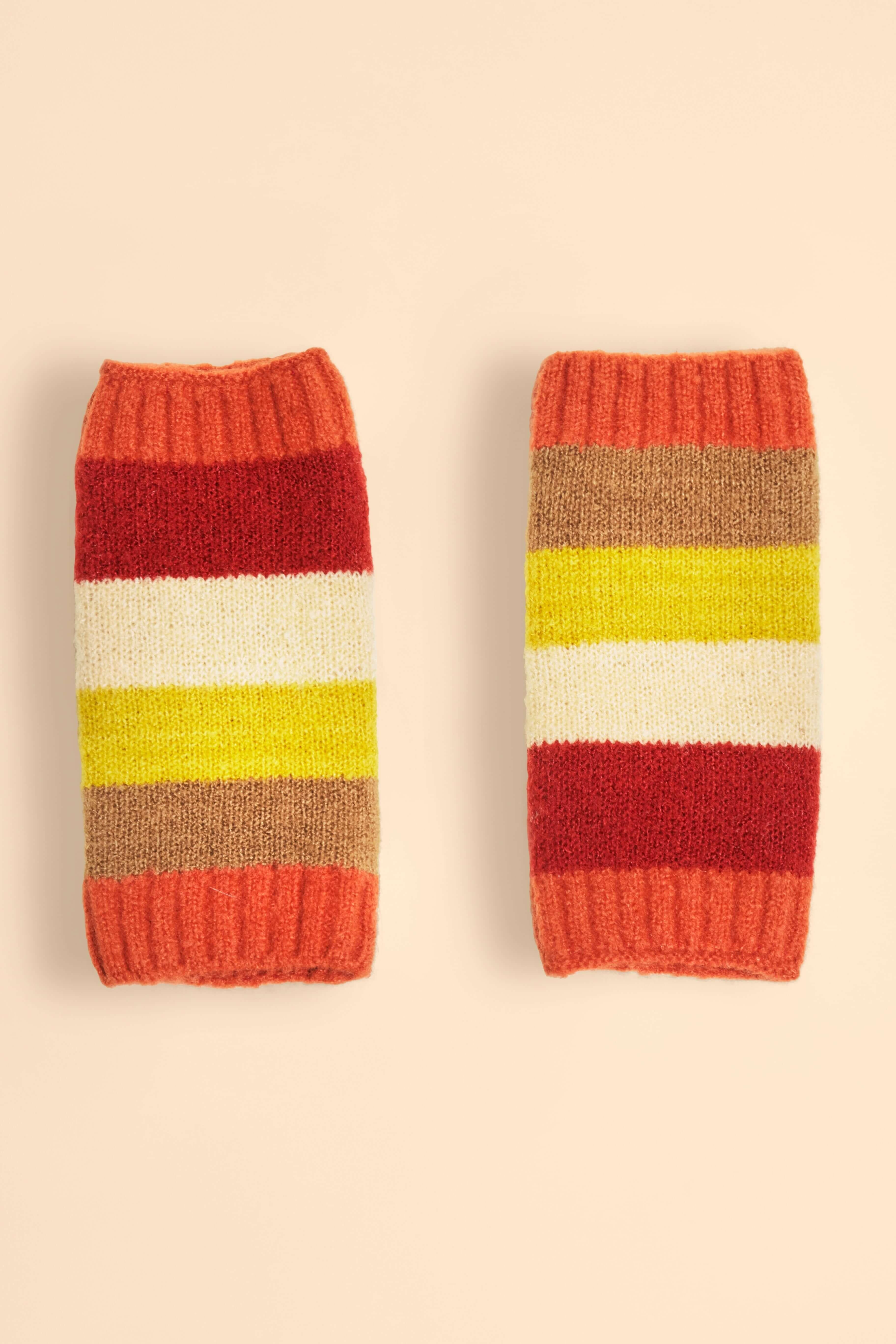 Ladies Lilia Wrist Warmers - Sunset Mix