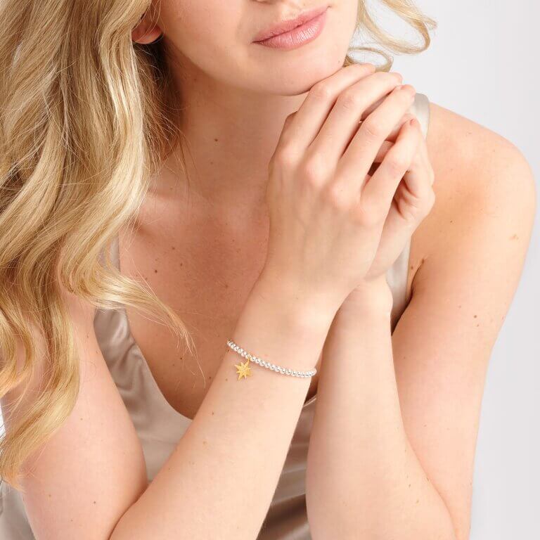Beautifully Boxed A Littles | One In A Million | Silver | Bracelet | 17.5cm Stretch