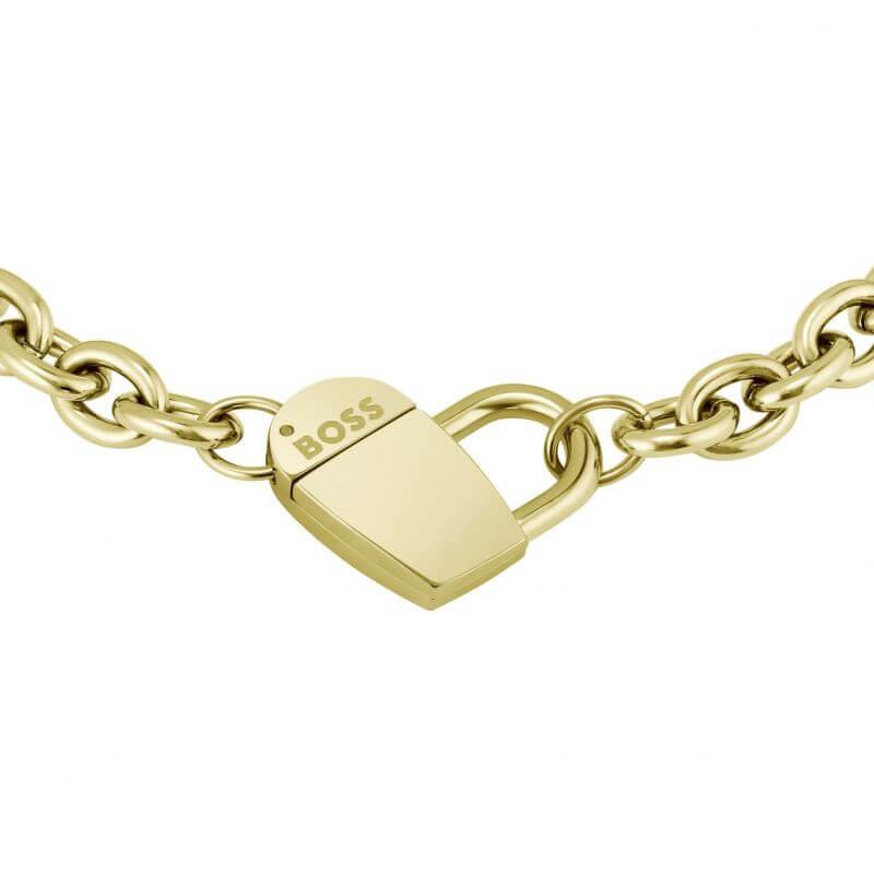 Dinya Light Yellow Gold IP Ladies Bracelet