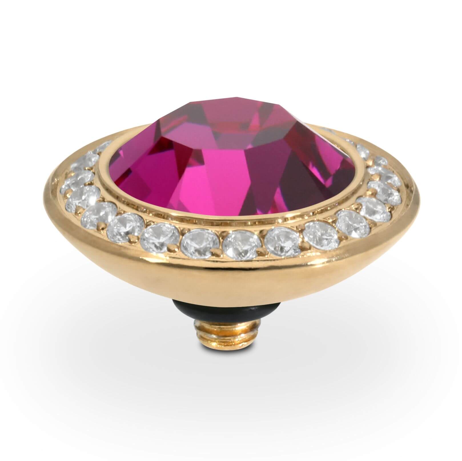 TONDO Deluxe (G/P) 13mm Fuchsia Ring Top