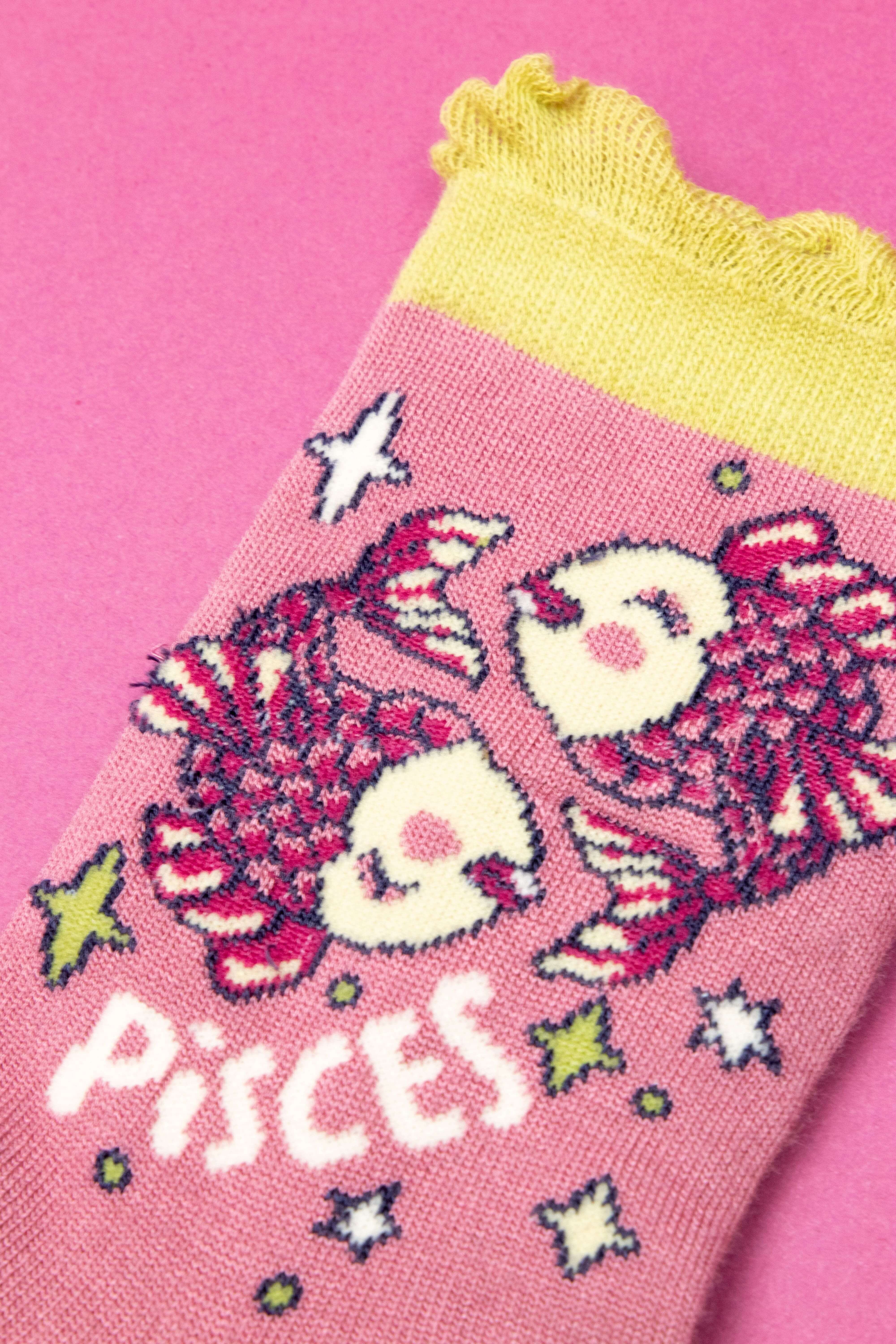 Zodiac Ankle Socks Pisces (19th Feb - 20th Mar)