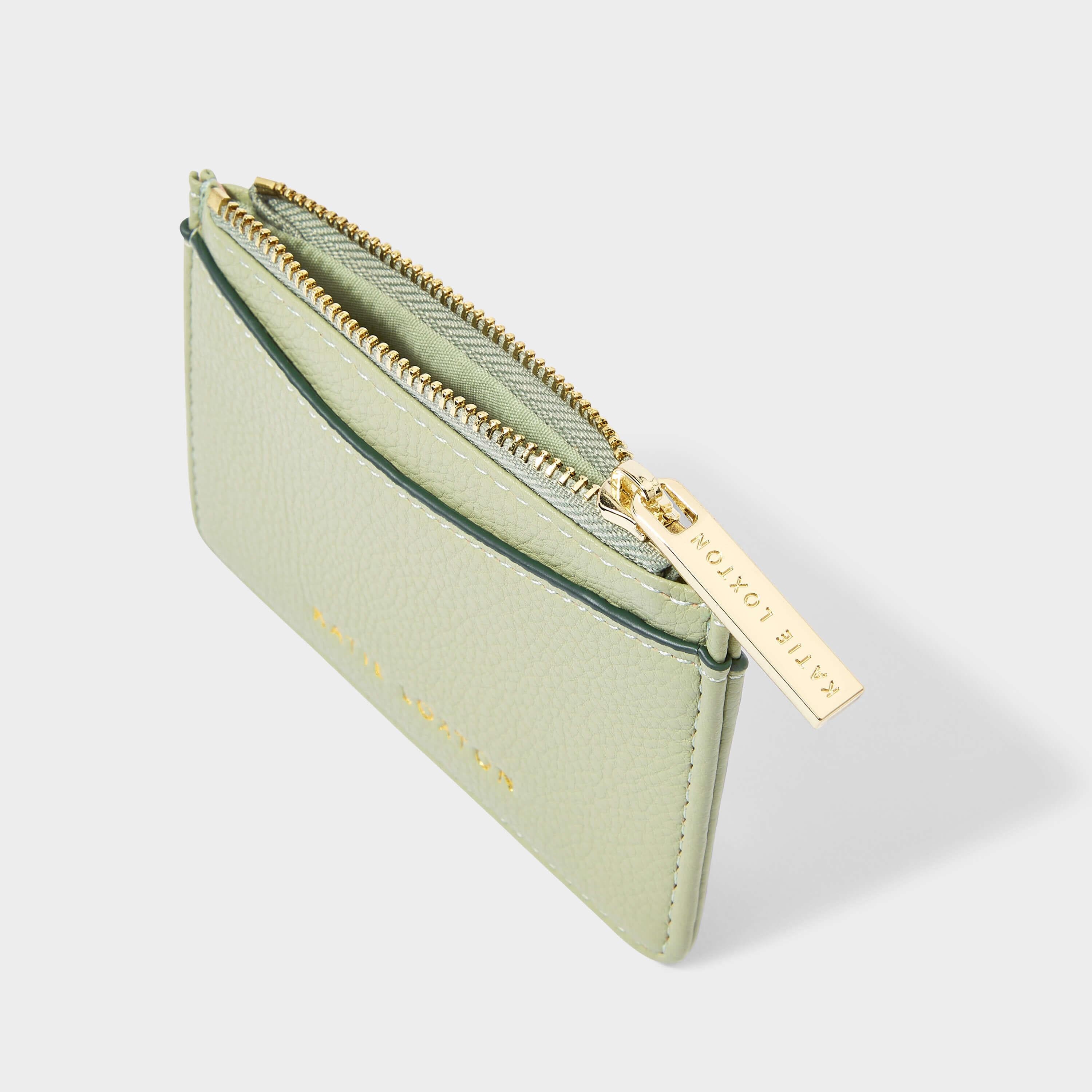 Cara Cardholder | Sage Green | 7.7 X 11. X 0.6cm