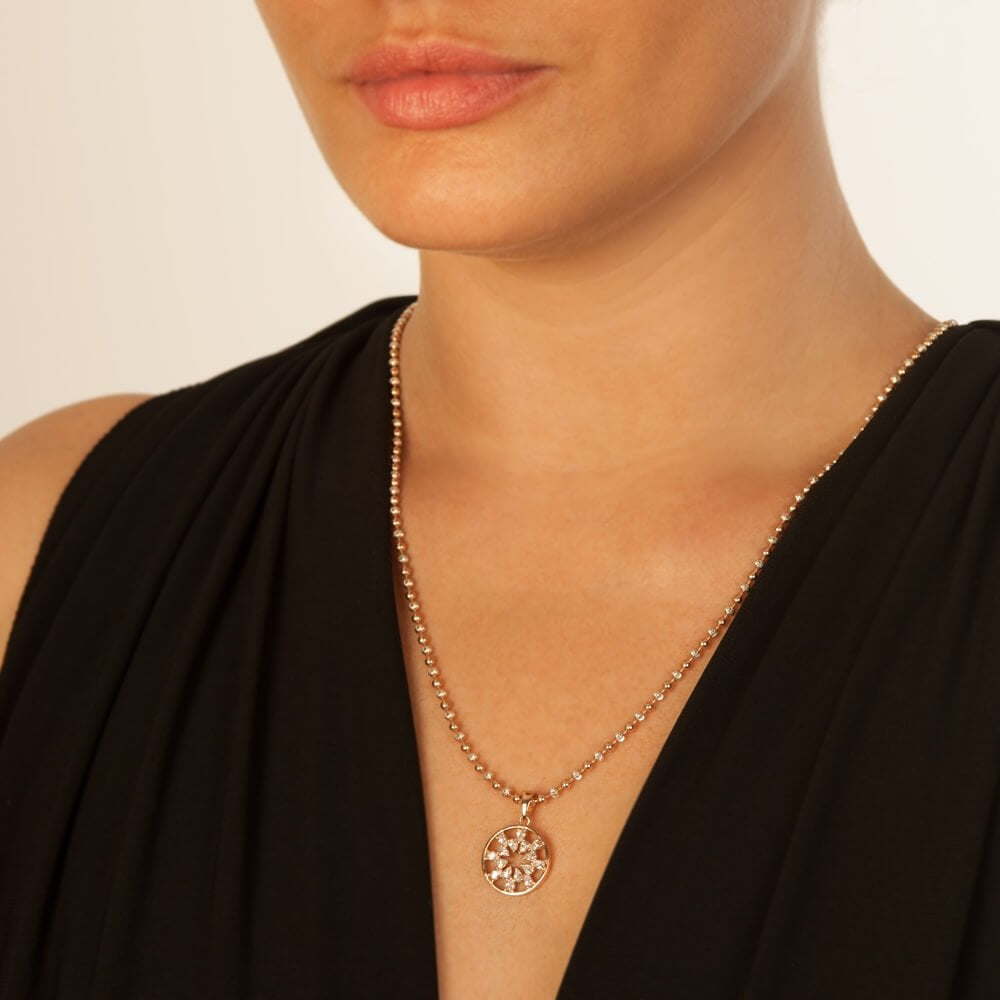 Rose Gold Plated Passion Layer Pendant