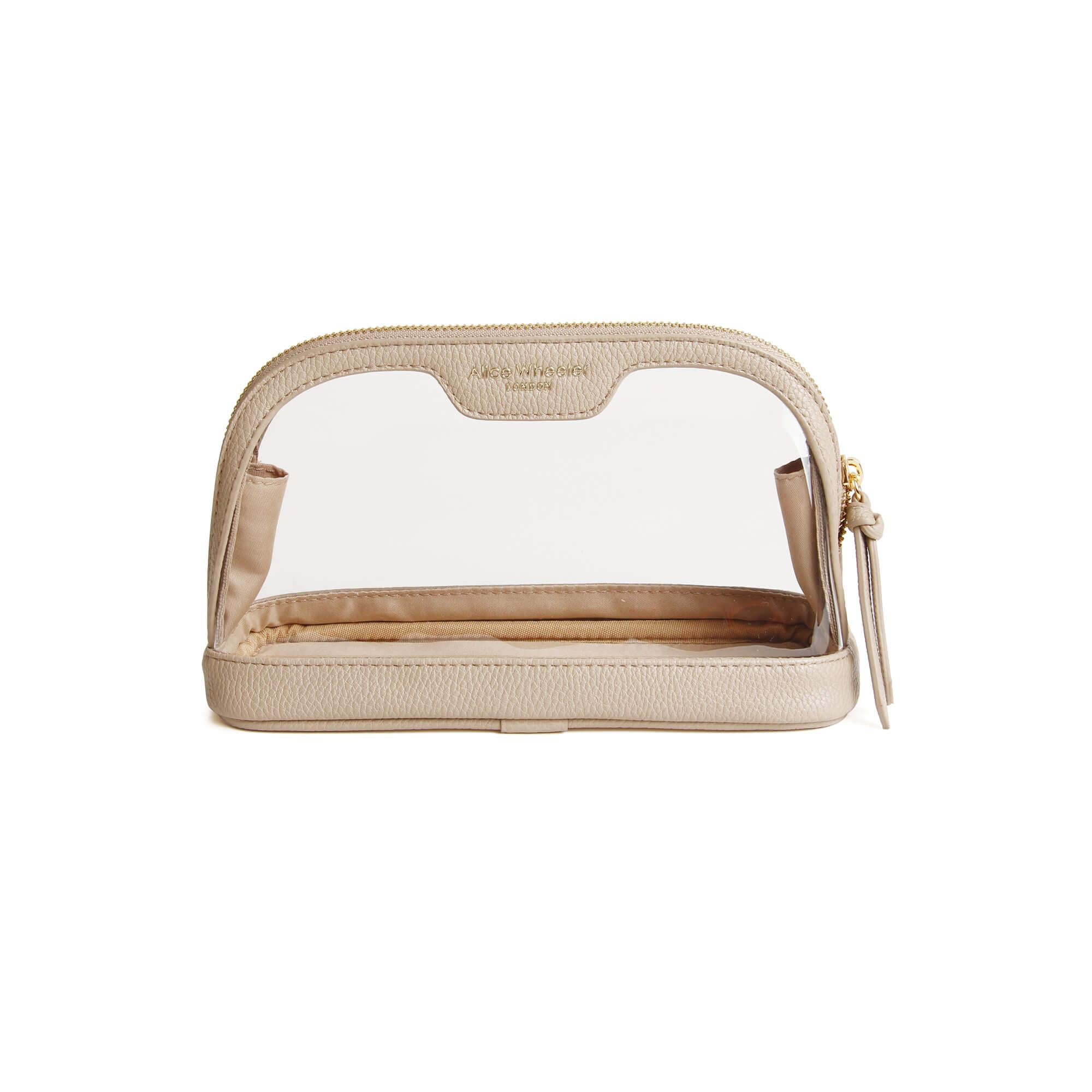 Clear Beauty Case / Make up Bag M- Stone