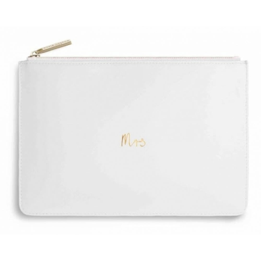 Perfect Pouch - Mrs - White