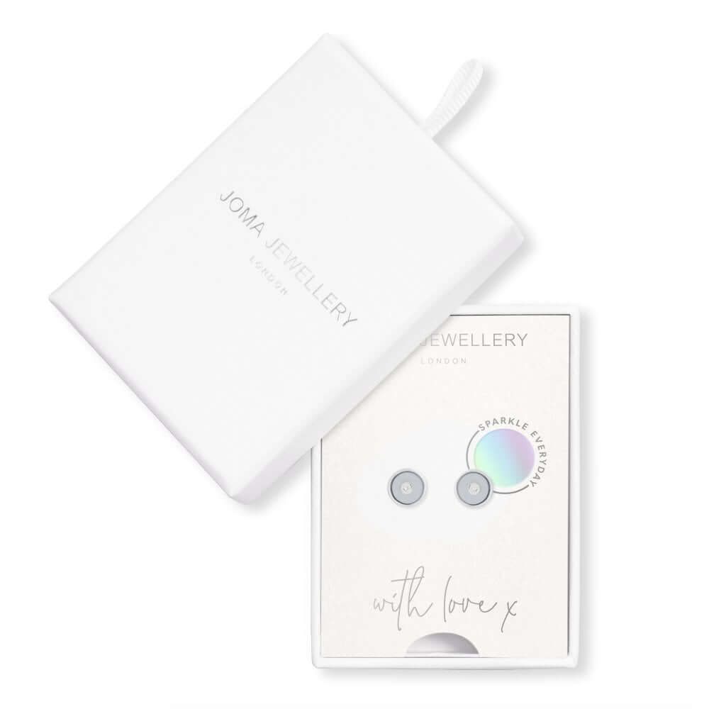 Treasure The Little Things Sparkle Everyday Silver Earrings