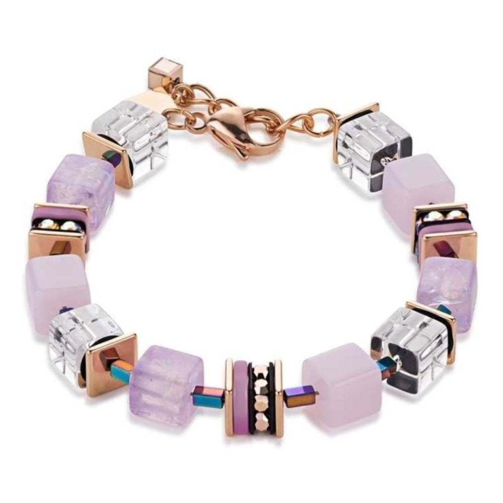 Rose Geo Cube Bracelet