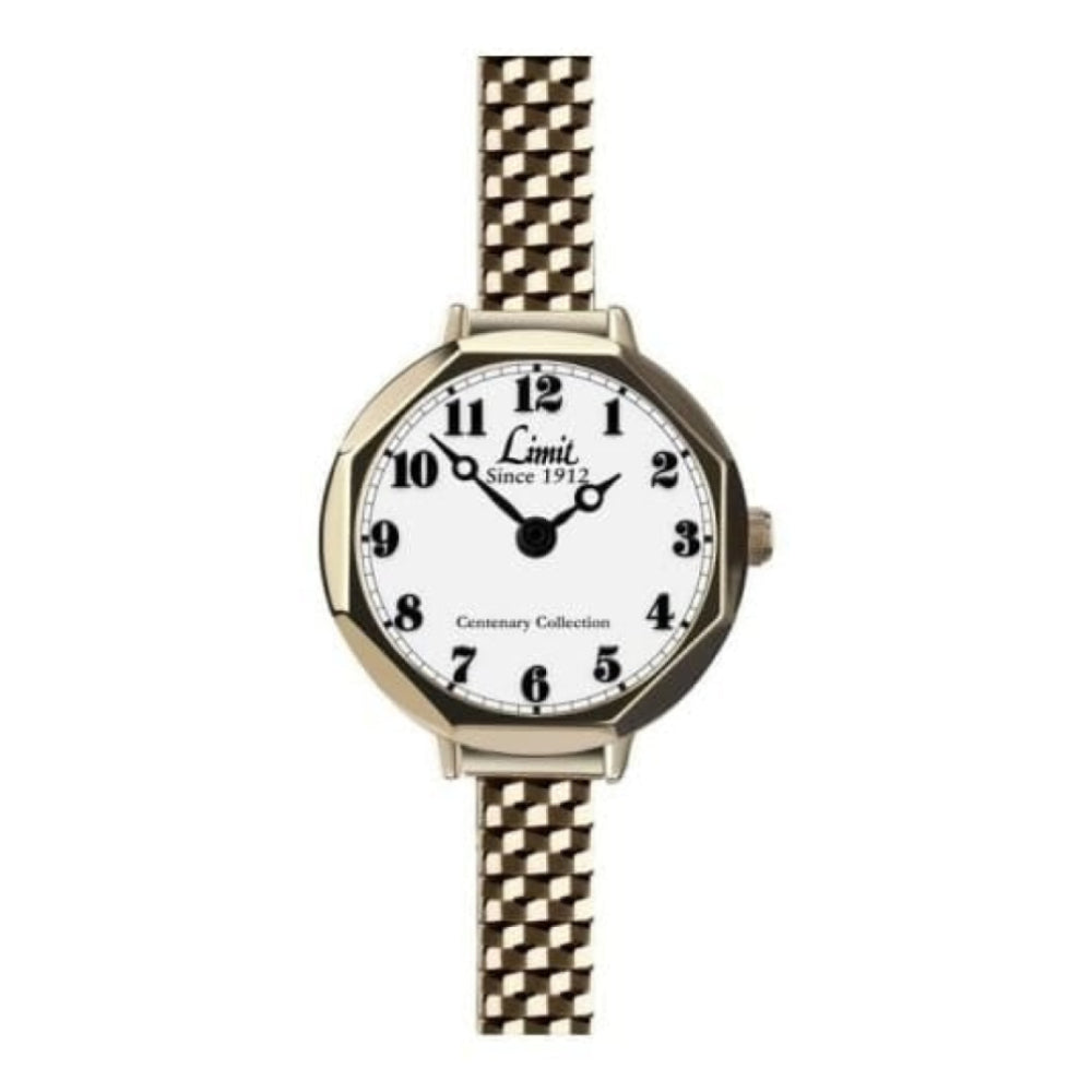 Limit Gold Stainless Steel Expandable Ladies Watch