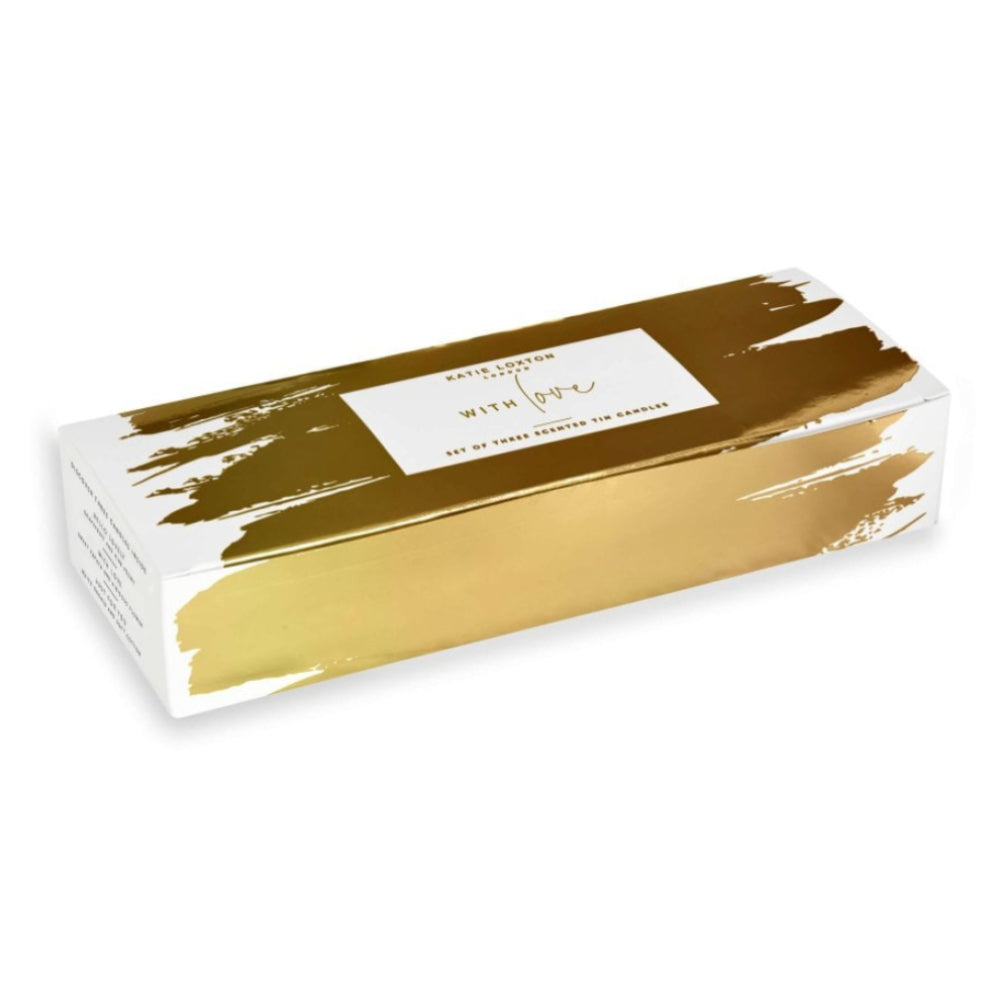 Trio Candle Box | With Love Candle Gift Box | 3 X 80g
