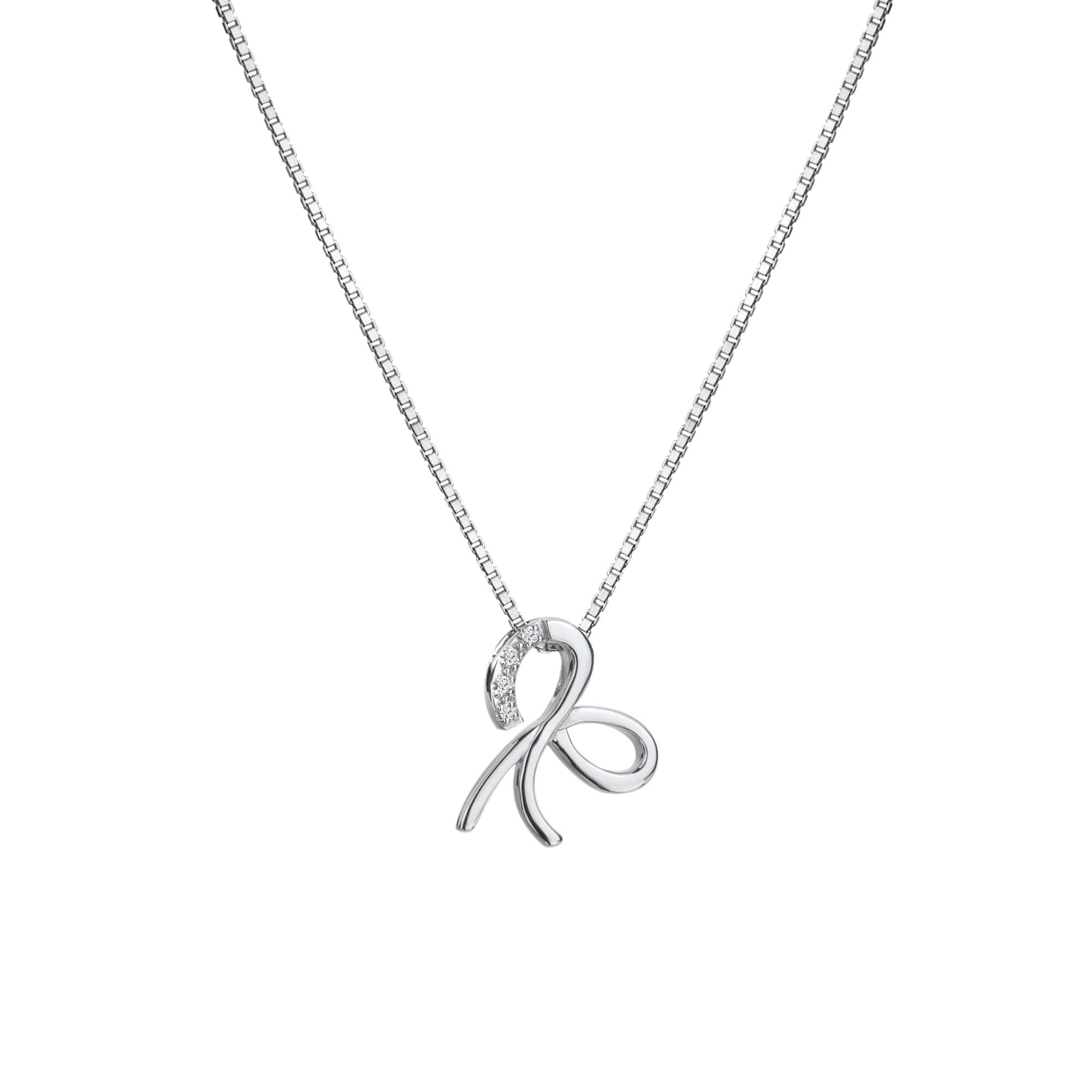 Ribbon Pendant Necklace