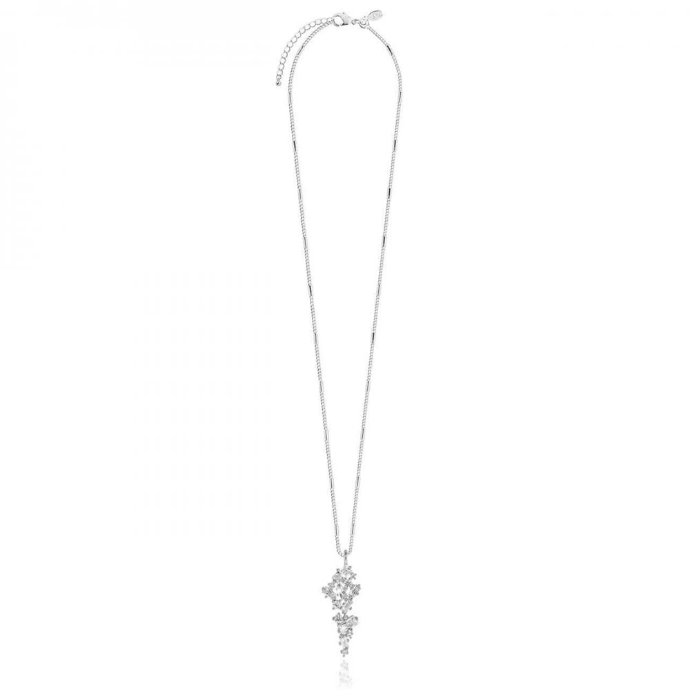 Be The Sparkle Silver Drop Necklace 50cm+5cm Extender