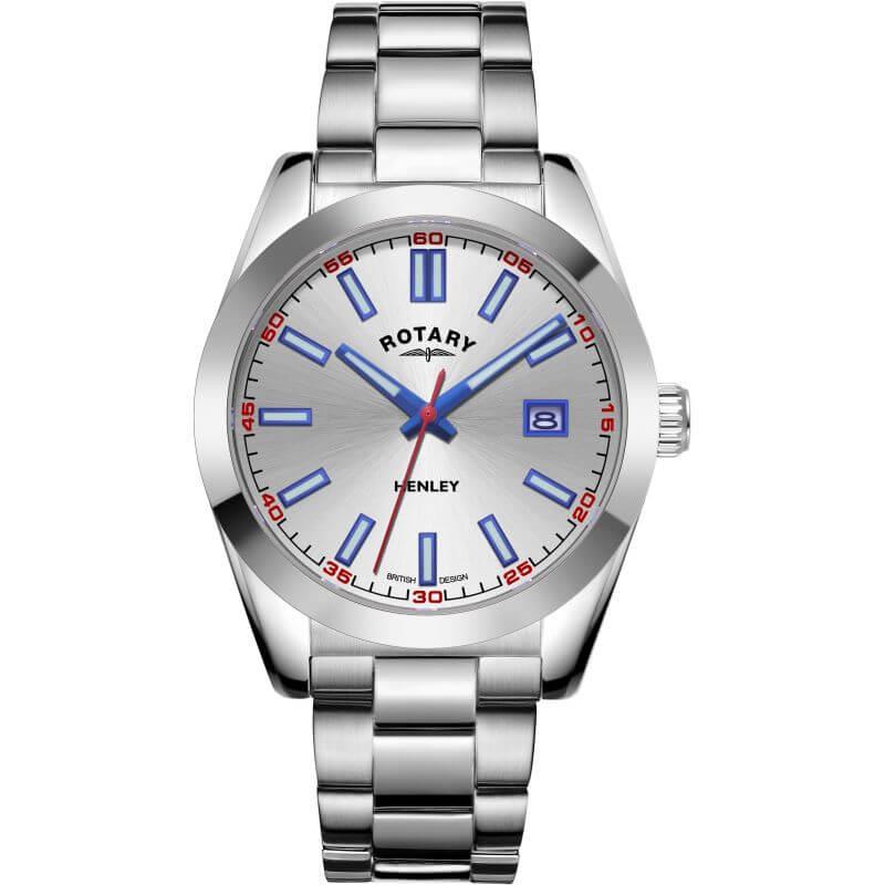 Henley Quartz Sapphire Silver Dial Gents Watch