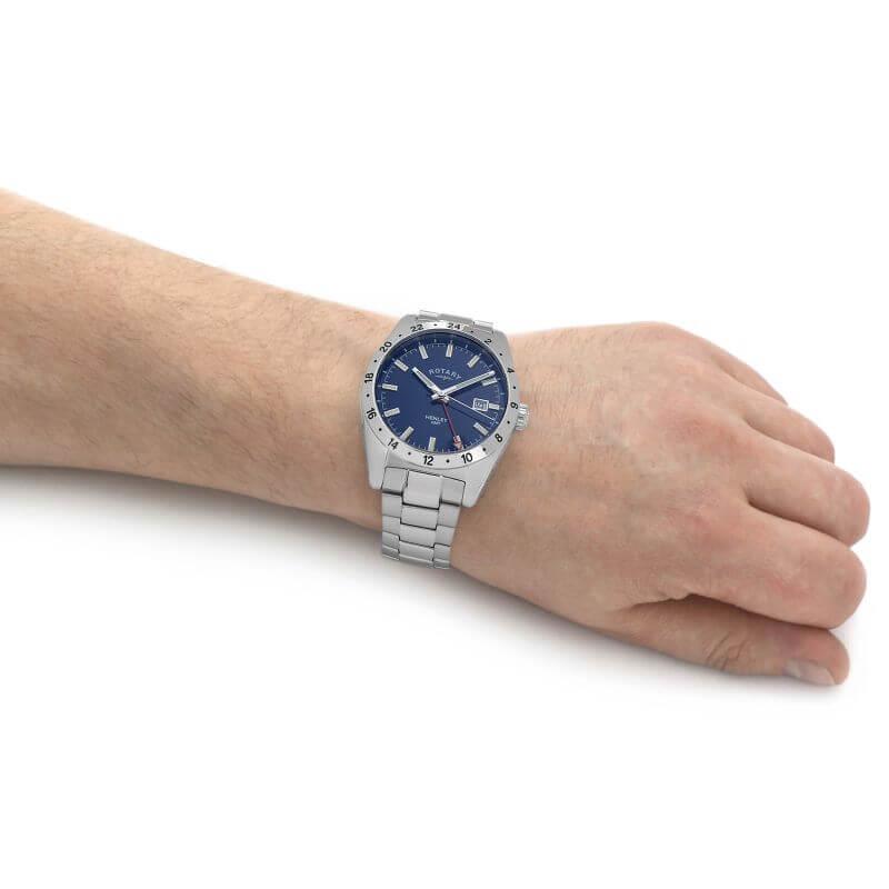 Henley GMT Swiss Movement Blue Dial Gents Watch