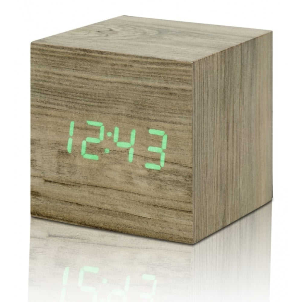 Cube Ash Click Clock