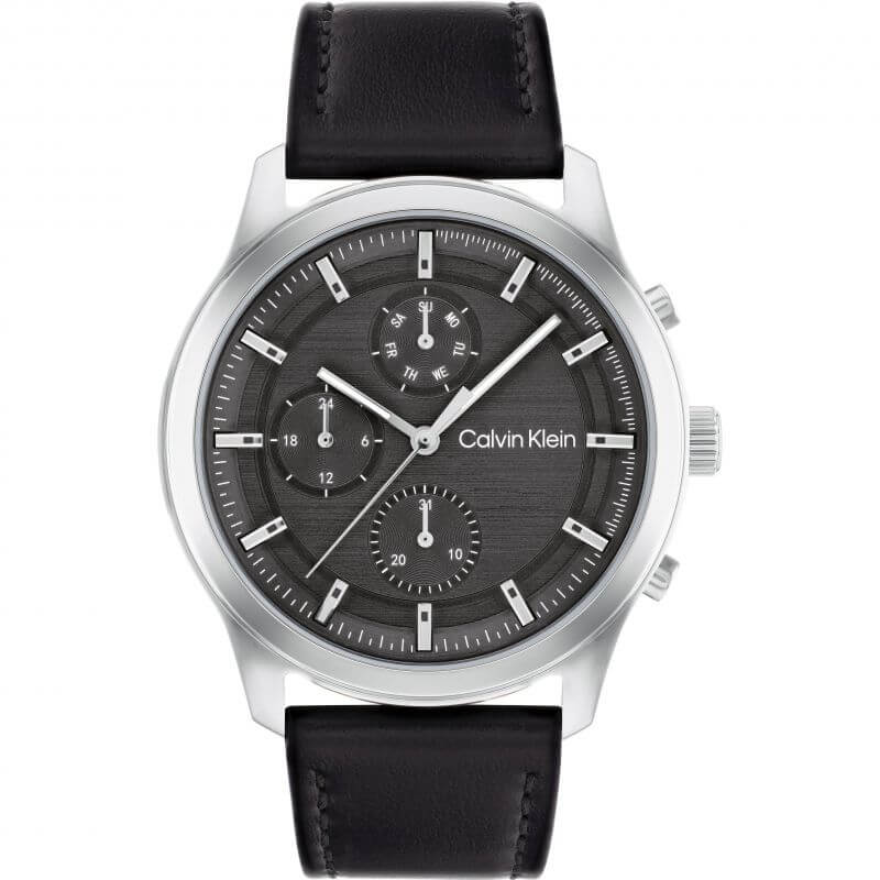 Sport Multi-Function Black Gents Watch