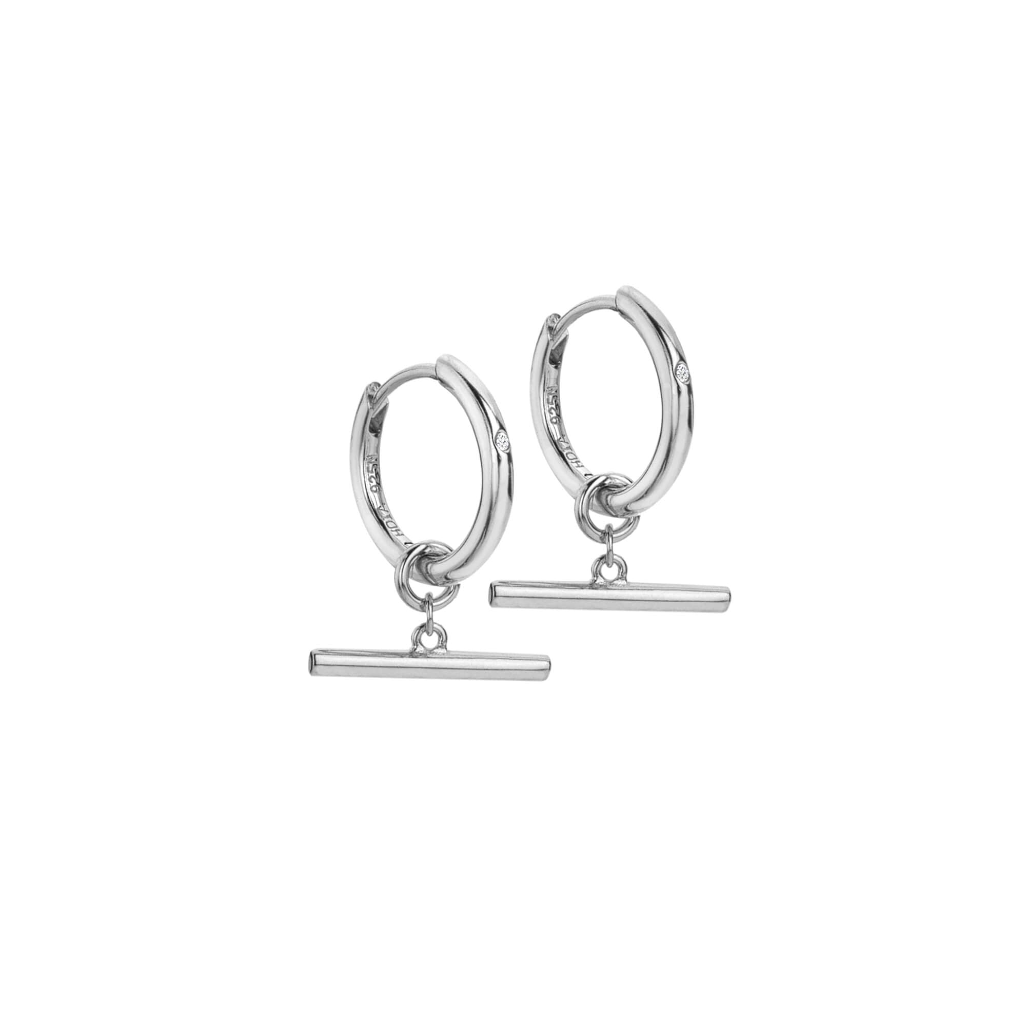 Linked T-Bar Earrings