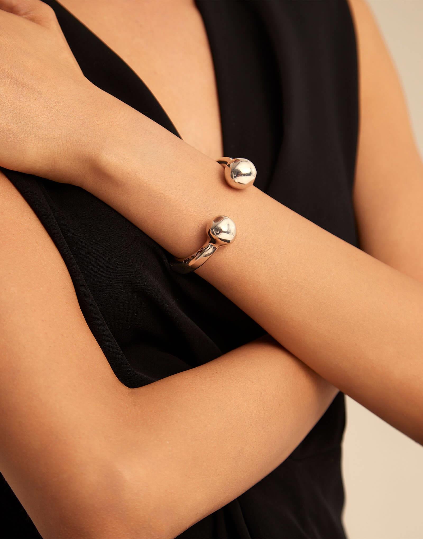 Zen Silver Plated Bracelet