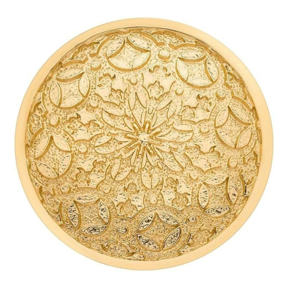Mystical Map Yellow Gold Coin - 33mm