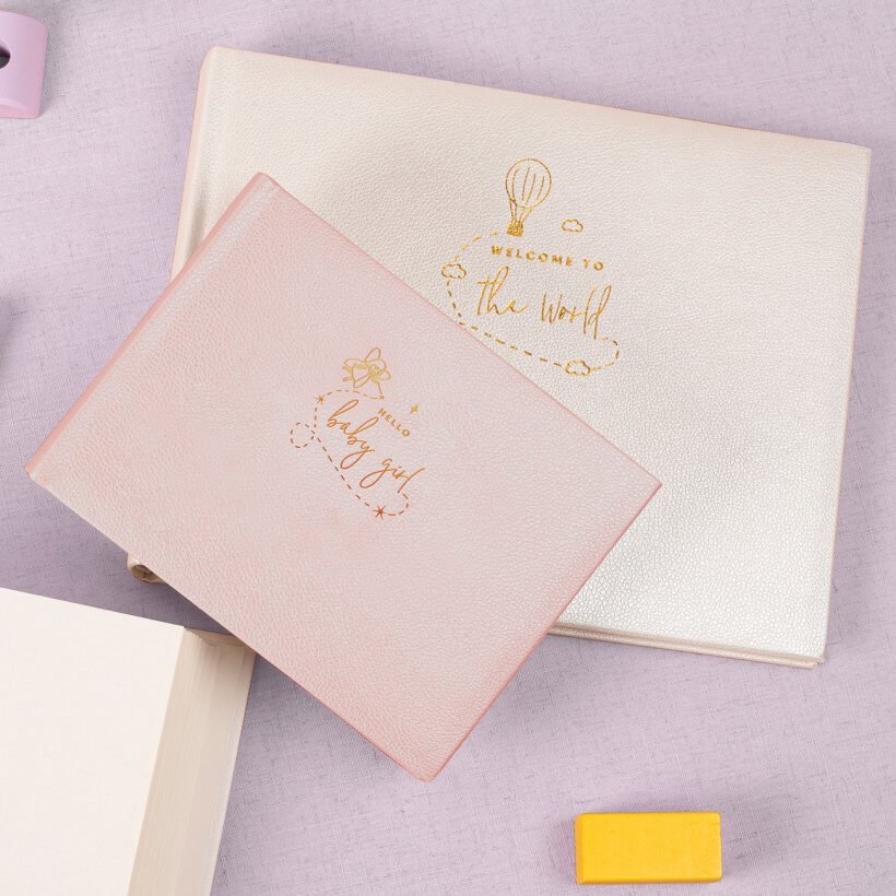 Photo Album | Hello Baby Girl | Fairy | Metallic Pink