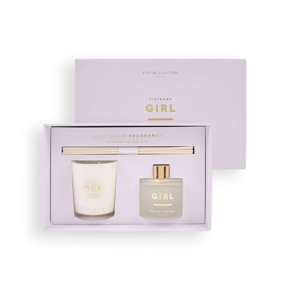 Sentiment Mini Fragrance Set | Birthday Girl | Grapefruit And Pink Peony
