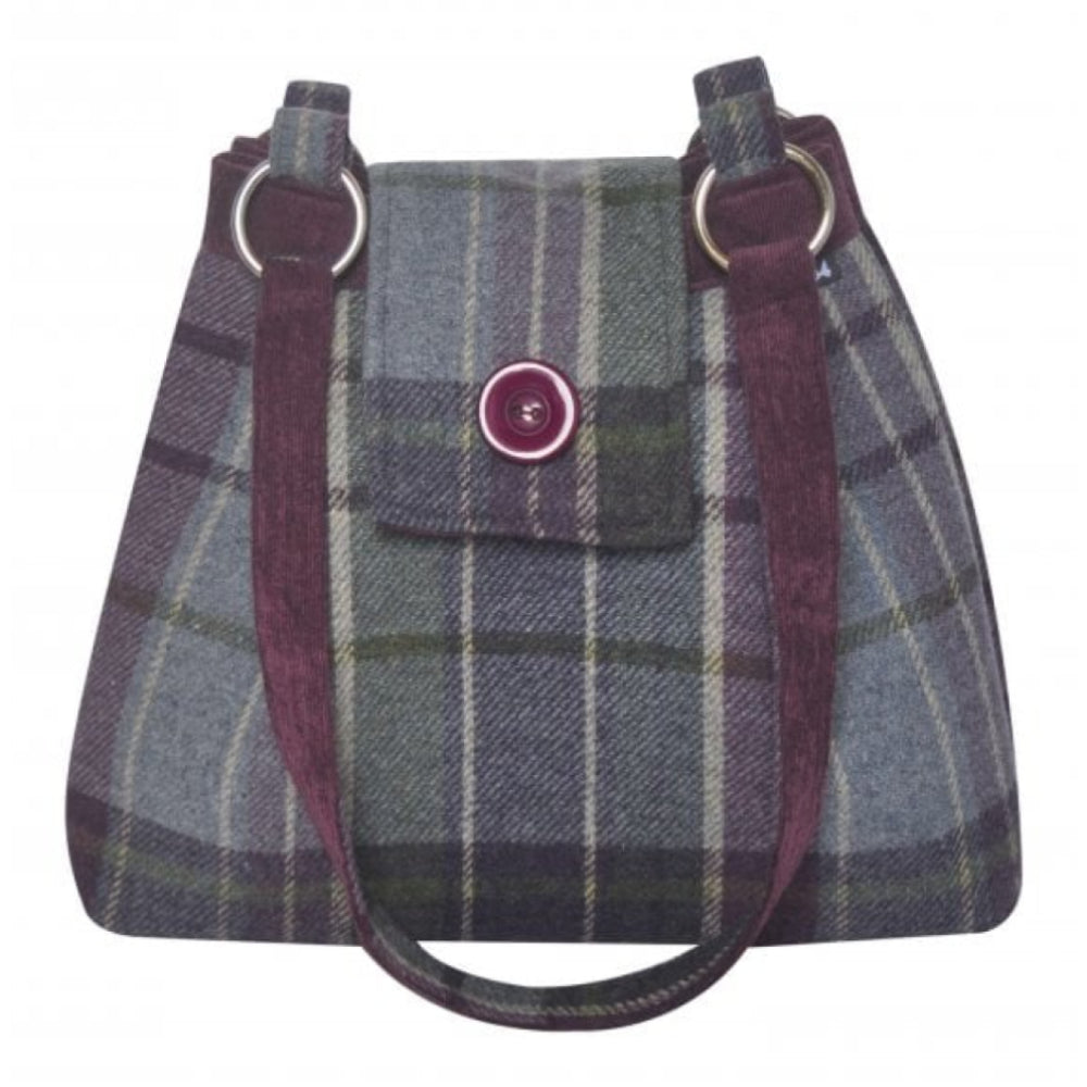 Purple Quartz Tweed Ava Bag