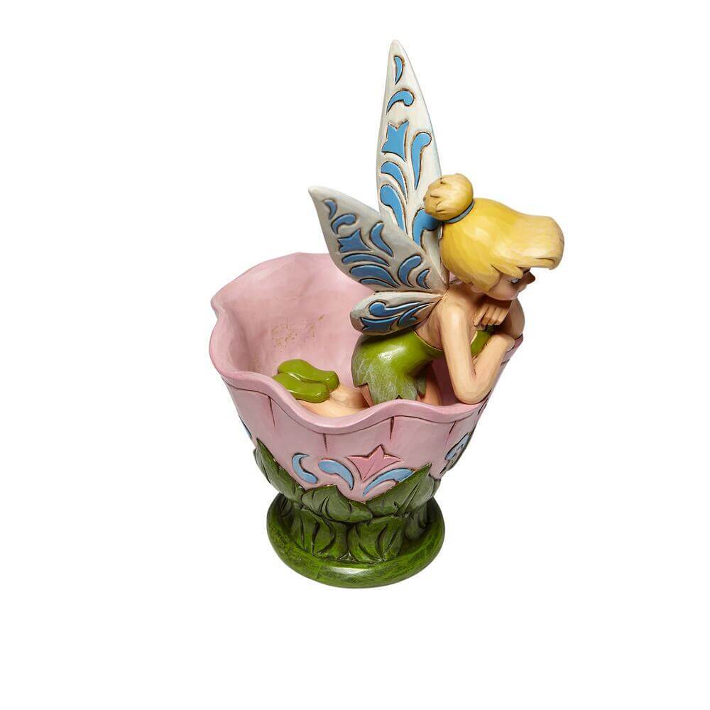 Tinkerbell Sitting In A Flower