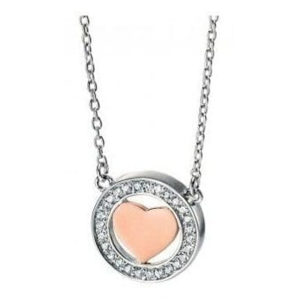 Rose Gold Heart Small Pendant Necklace