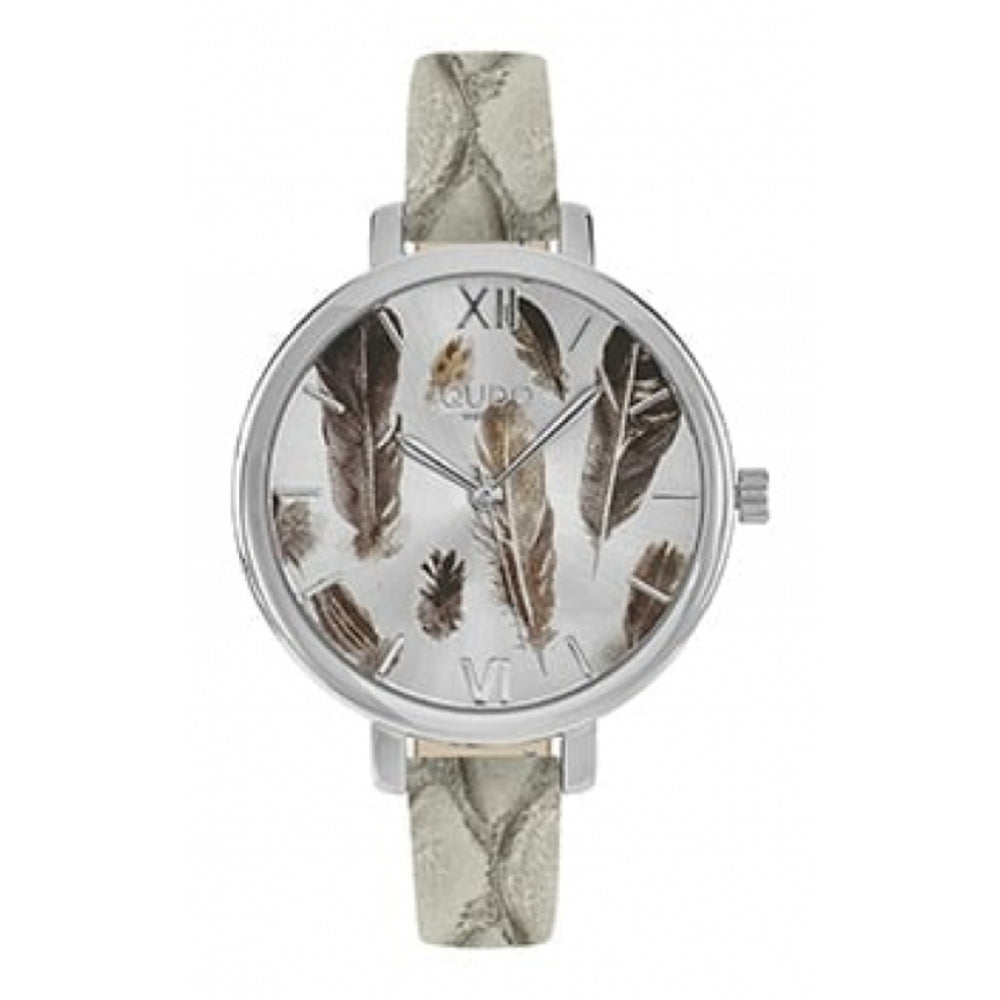 Celina Silver White Dial Ladies Watch