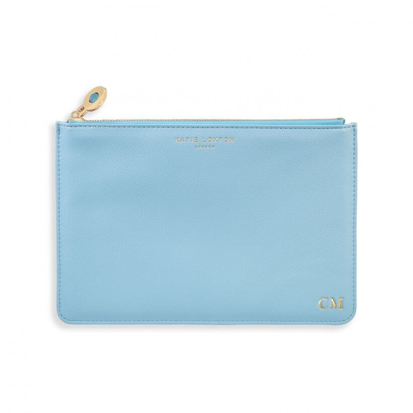 Birthstone Perfect Pouch | March | Aqua Crystal | Blue