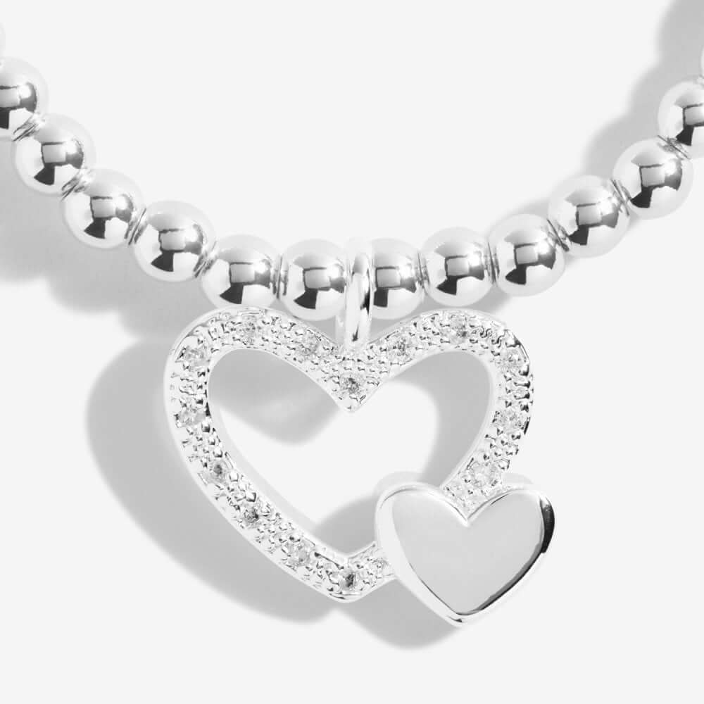 Christmas A Little | Merry Christmas Wonderful Mum | Silver | Bracelet | 17.5cm Stretch